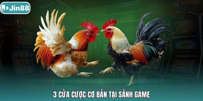 3 cửa cược cơ bản tại sảnh game