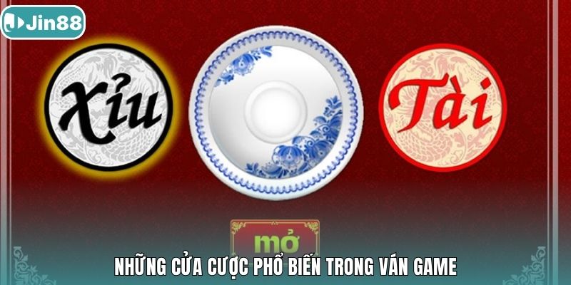 Những cửa cược phổ biến trong ván game
