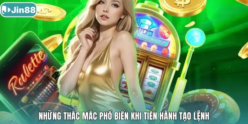 Những thắc mắc phổ biến khi tiến hành tạo lệnh